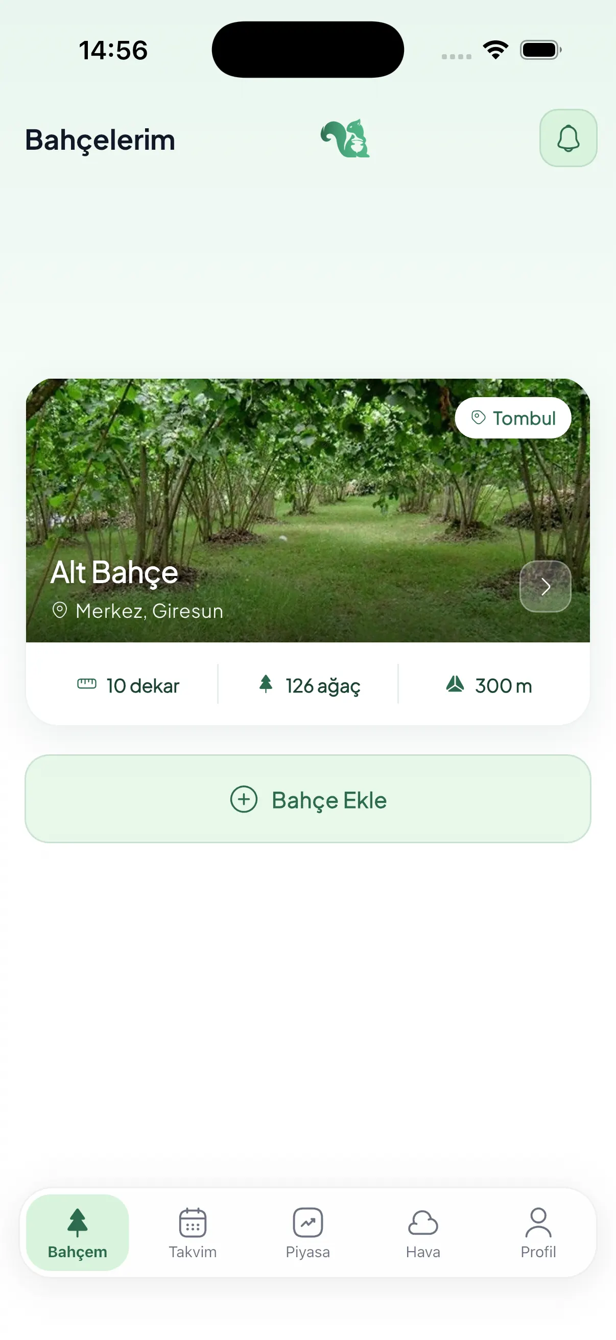 Bahçelerim